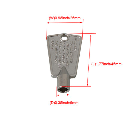 ya 26 Silver idgerator Door key 216702900 4.5cm*2.5cm Metal
