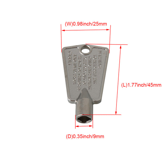 ya 26 Silver idgerator Door key 216702900 4.5cm*2.5cm Metal