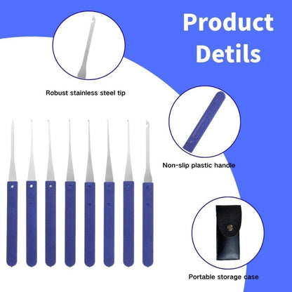 ya 14 Stainless Steel 12 Piece Extractor Set for Removing Broken or Jammed Keys