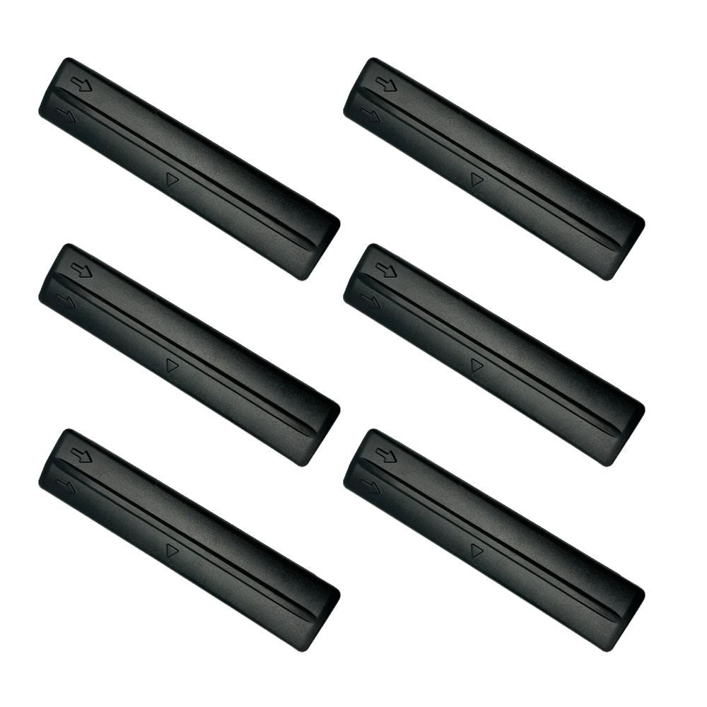 ya 5 8.7 6Pcs Roof Drip Rack Removal Kit Cover Clips Black Fit For 2006-18 RAV4 for 4Runner