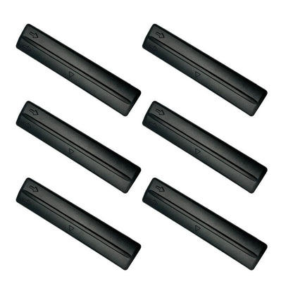 ya 5 8.7 6Pcs Roof Drip Rack Removal Kit Cover Clips Black Fit For 2006-18 RAV4 for 4Runner
