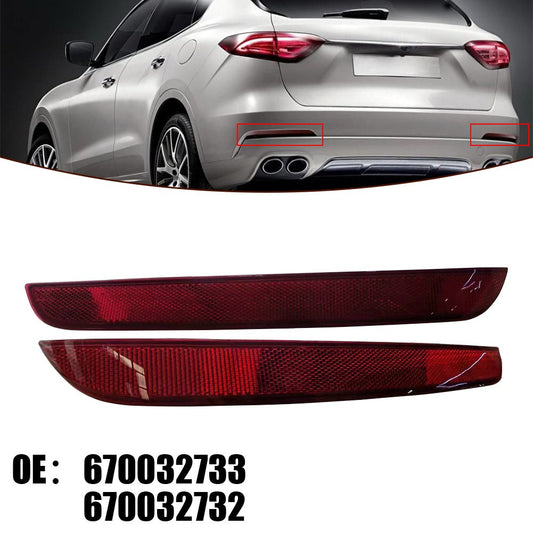 ya 2 7.16 for for Maserati for Levante 2017-2020 Car Rear Bumper Lights Reflector Fog Lamp