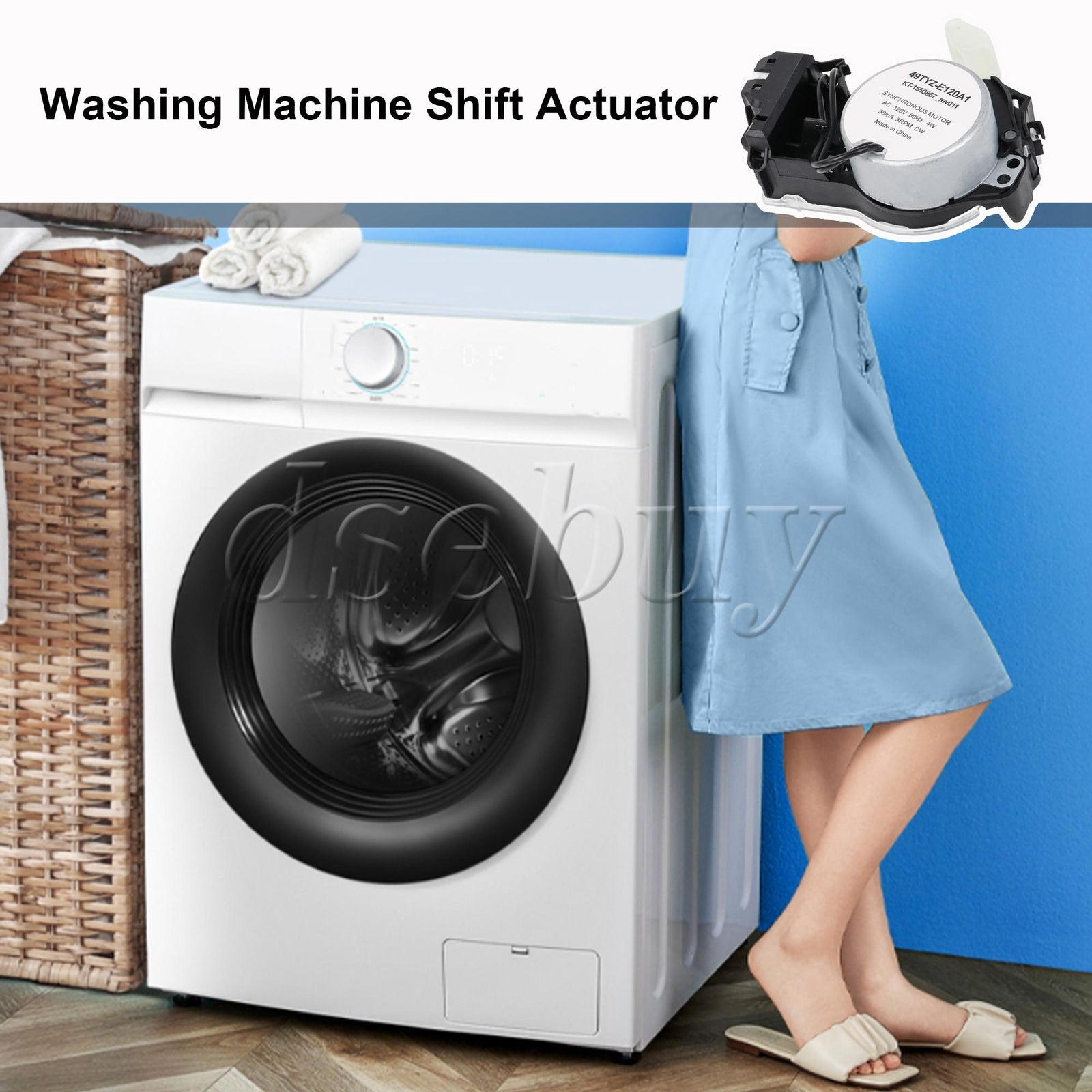 ya 26 Washing Machine Shift Actuator AC 120V 60Hz Replacement for W10597177