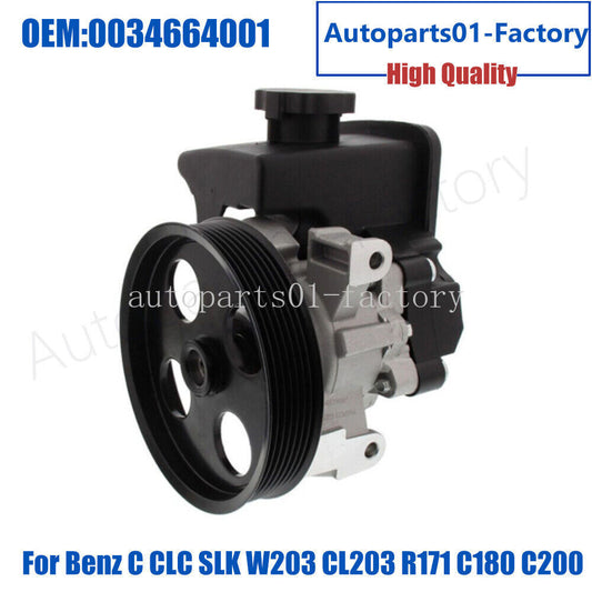 ya 5 6.15.2 0034664001 Power Steering Pump for Mercedes C CLC SLK W203 CL203 R171 C180 C200