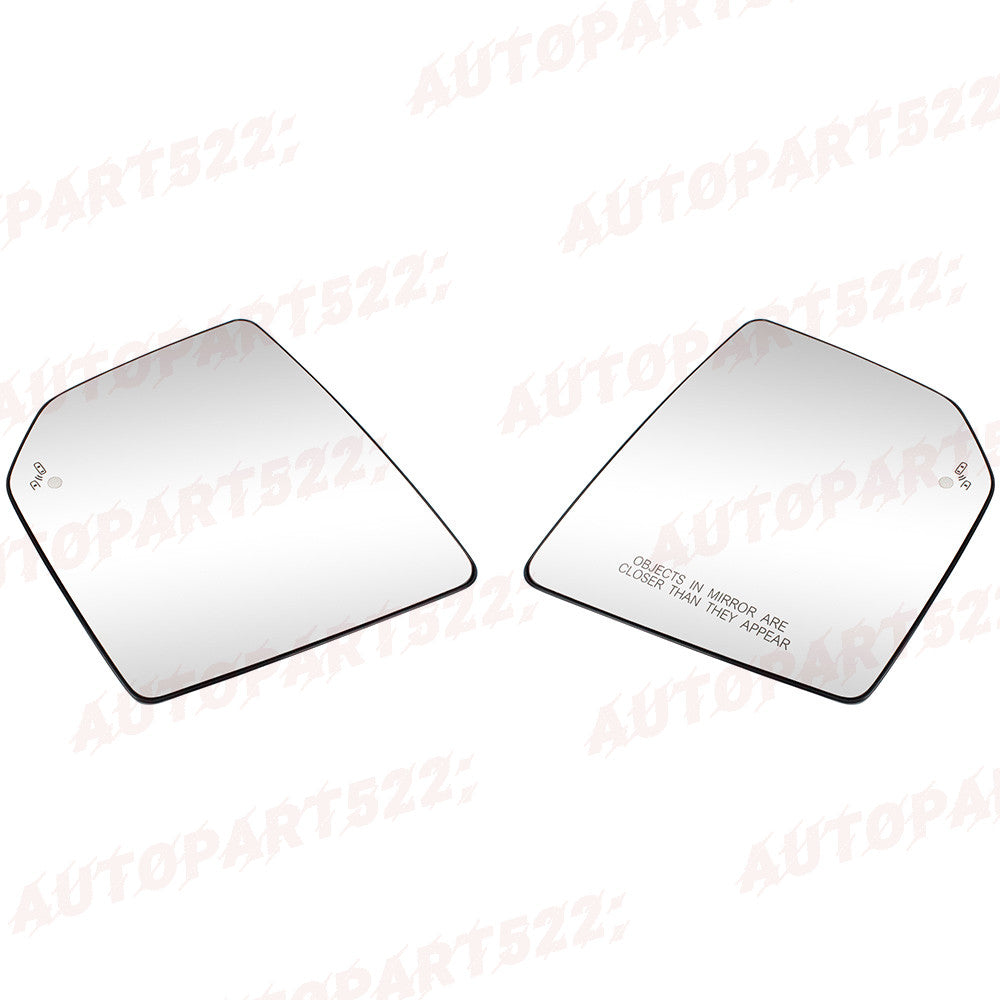 ya 3 6.25.2 Pair Side Mirror Glass Heated W/ Blind Spot for Ford F-150 F150 2015-2020