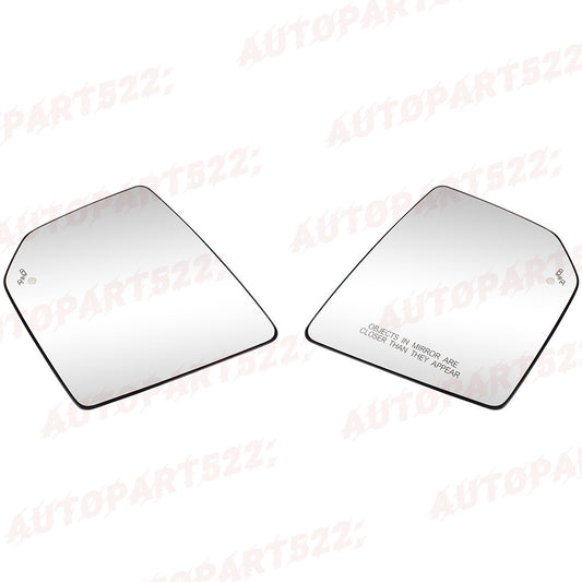 ya 3 6.25.2 Pair Side Mirror Glass Heated W/ Blind Spot for Ford F-150 F150 2015-2020