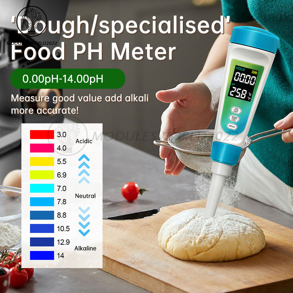 ya 26 Water Quality Test Pen Semi-solid food/liquid PH Meter Tester LCD with Backlight