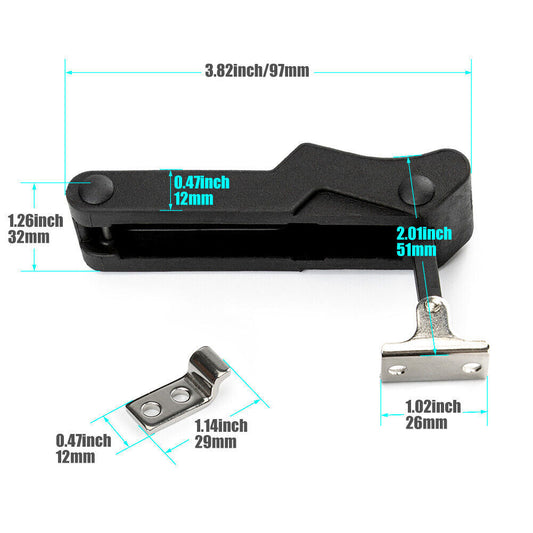 ya 1 6.30 2-piece pre-loading storage latch for Polaris Sports for MAN ETX 450/570 850/1000 7081927 USA