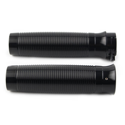 ya 5 8.7 1 Motorcycle Black 25mm Handlebar Hand Grips for Harley Bobber Chopper Custom