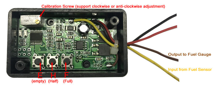 ya 5 8.7 Car Fuel Gauge Interface Module Ohm Range Converter for Fuel Gauges Ohm Range