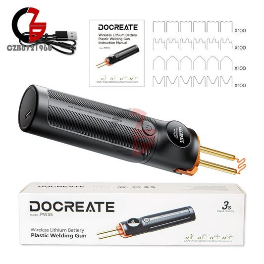 ya 25 Cordless Plastic Welder Car Bumper Repair Tool with LED 400pcs Hot Staples TypeC