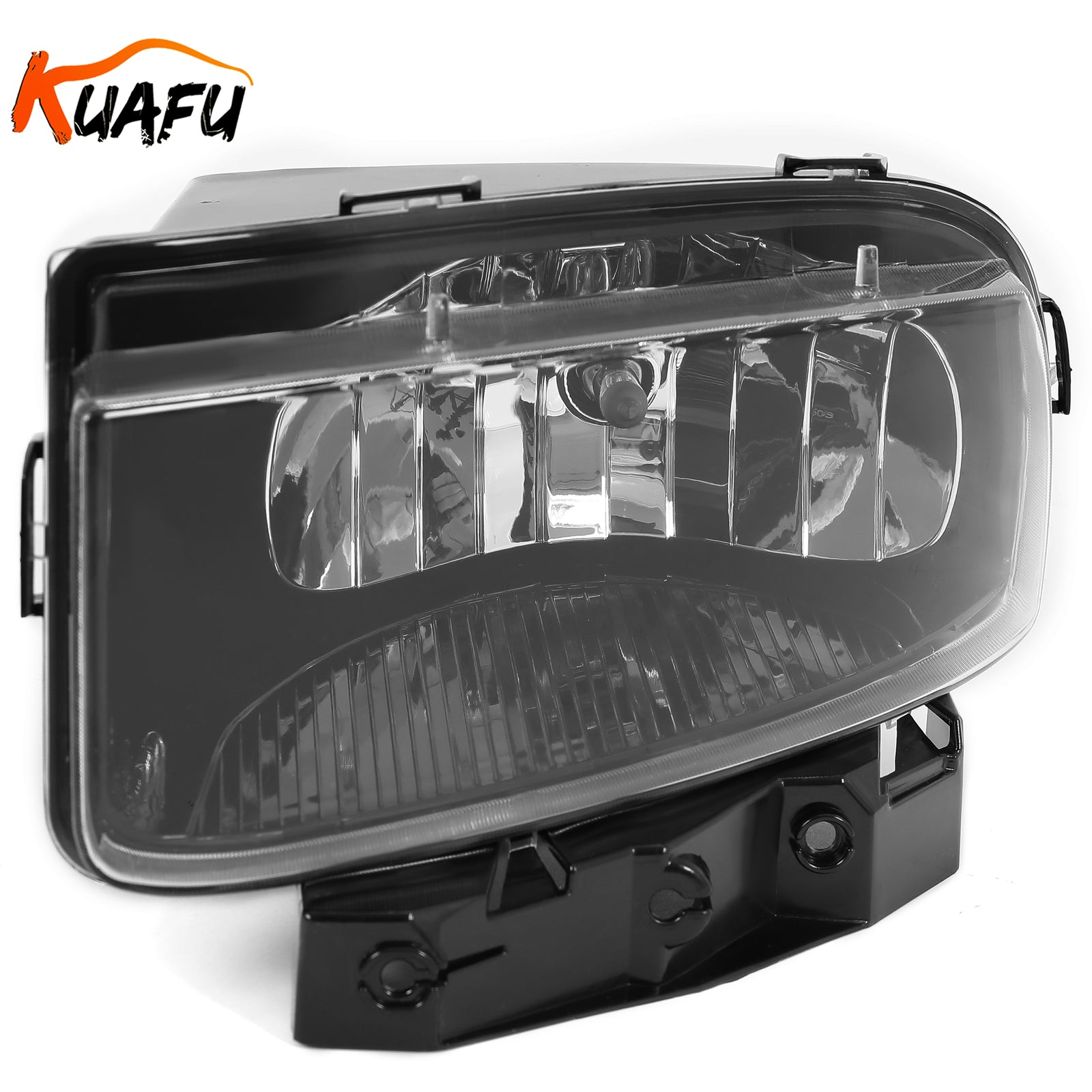 ya 1 7.4 KUAFU Plastic Left Side Fog Light for Chevrolet for Corvette W/ Bulbs 2005-2013