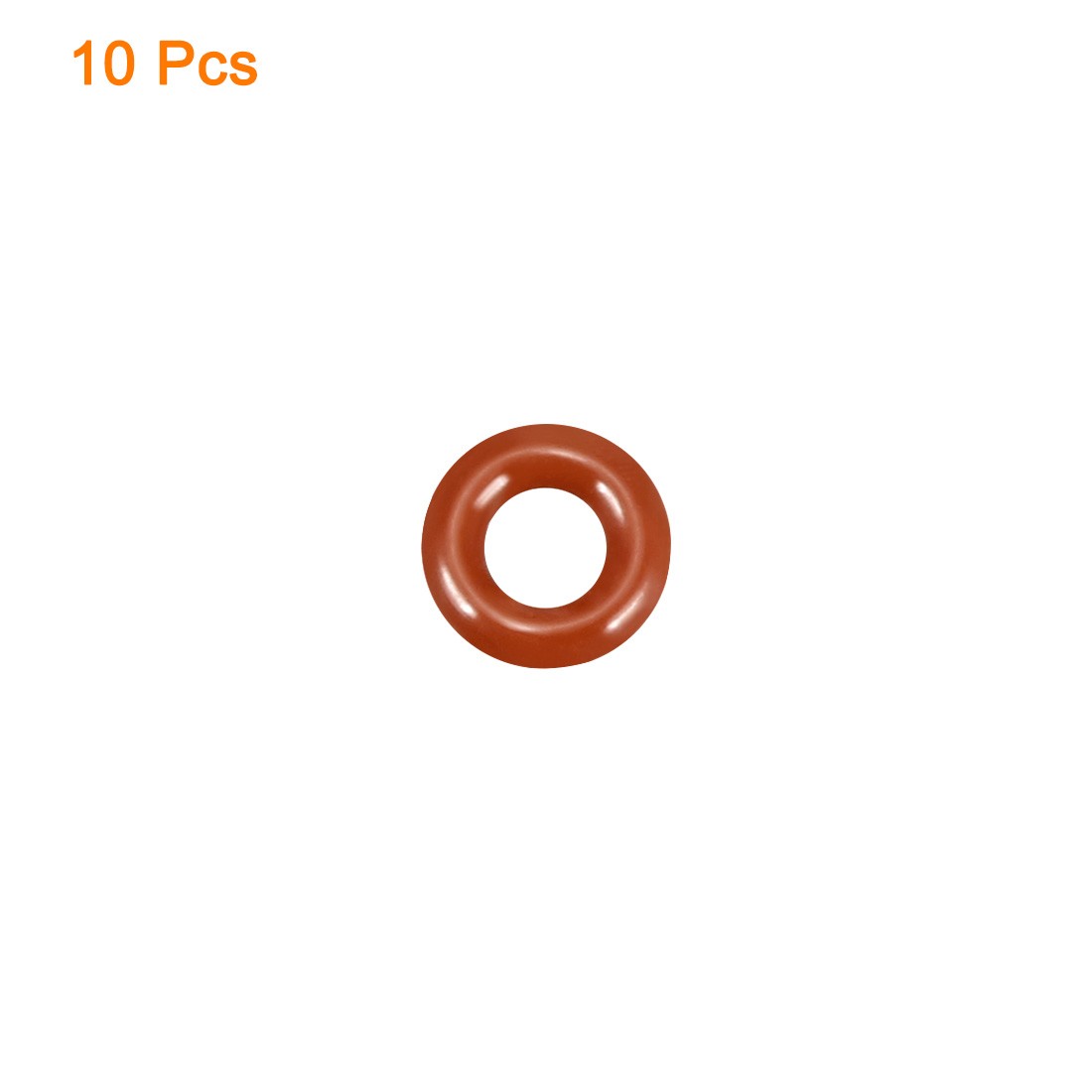 ya 5 8.7 Silicone O-Ring 9mmx4.2mmx2.4mm VMQ Seal Rings Sealing Gasket Red 10Pc