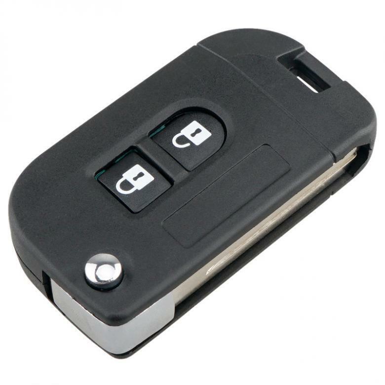 ya 5 8.7 2 Button Flip Folding Remote Key Shell Car Case Fob Cover for Nissan Qashqai