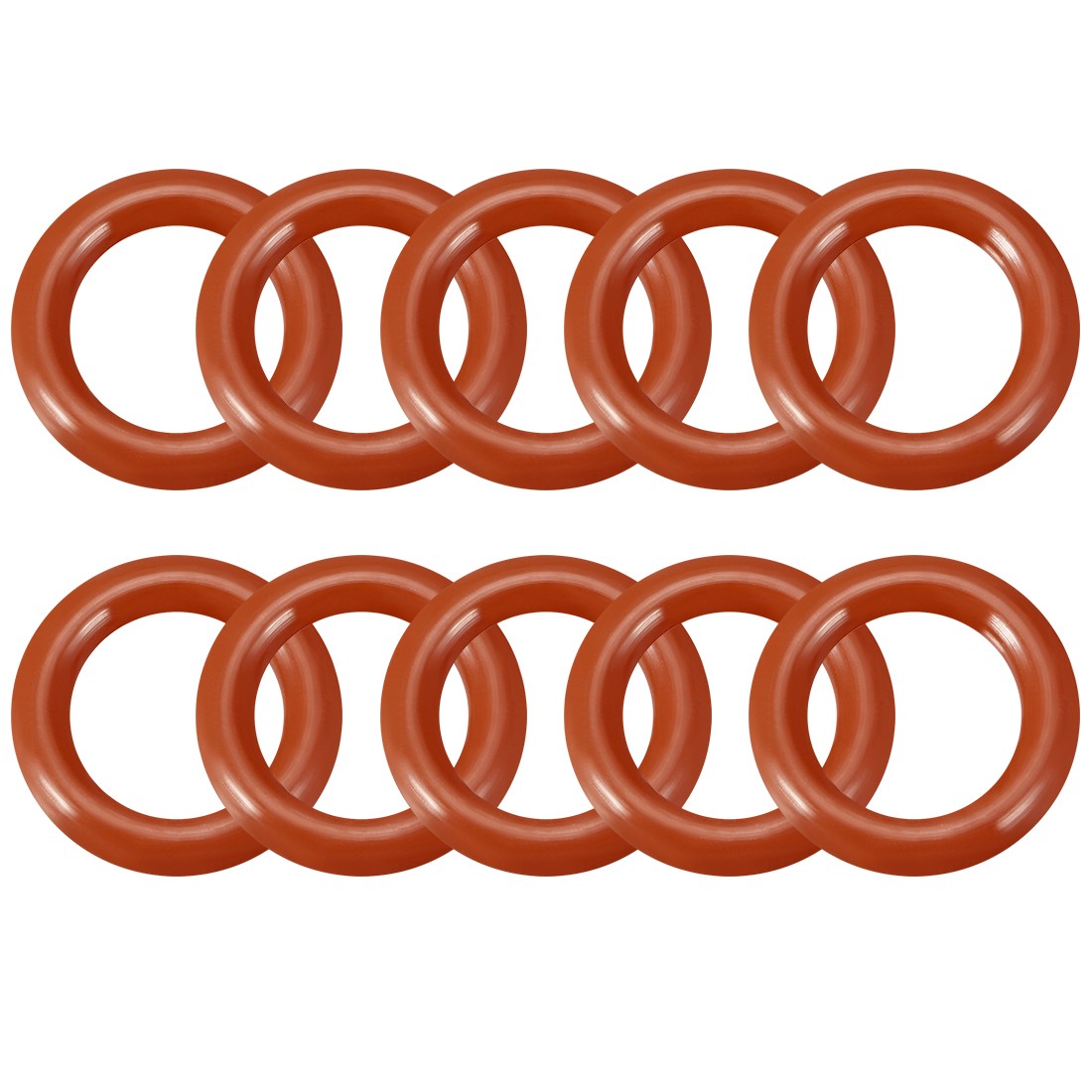 ya 1 7.2 Silicone O-Ring 16mmx9.8mmx3.1mm VMQ Seal Rings Sealing Gasket Red 10PCS