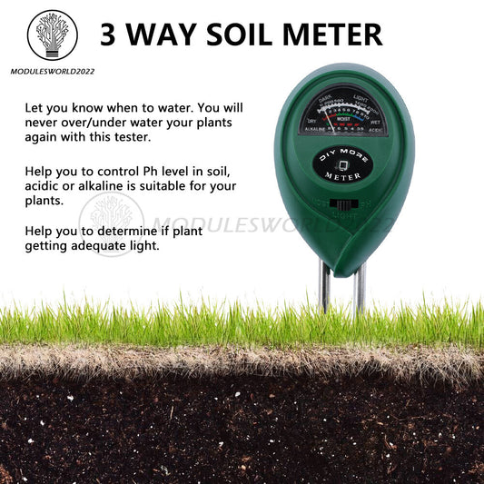 ya 26 3 in1 Soil PH Water Moisture Light Detor PH Tester Meter For Garden Plant