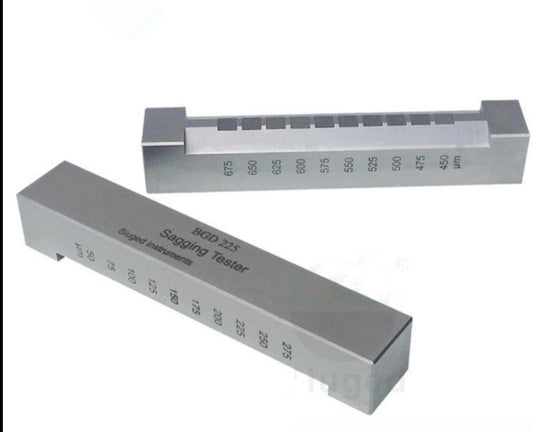 Flow Hanging Tester Stainless Steel Color Paint Coating Sagging Tester 50-275Ã×m
