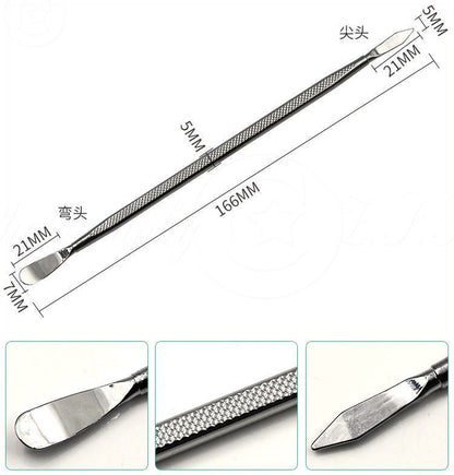 ya 26 3in1 Double Side Metal Spudger Set Opening Repair Tool Kit For Phone Laptop PC