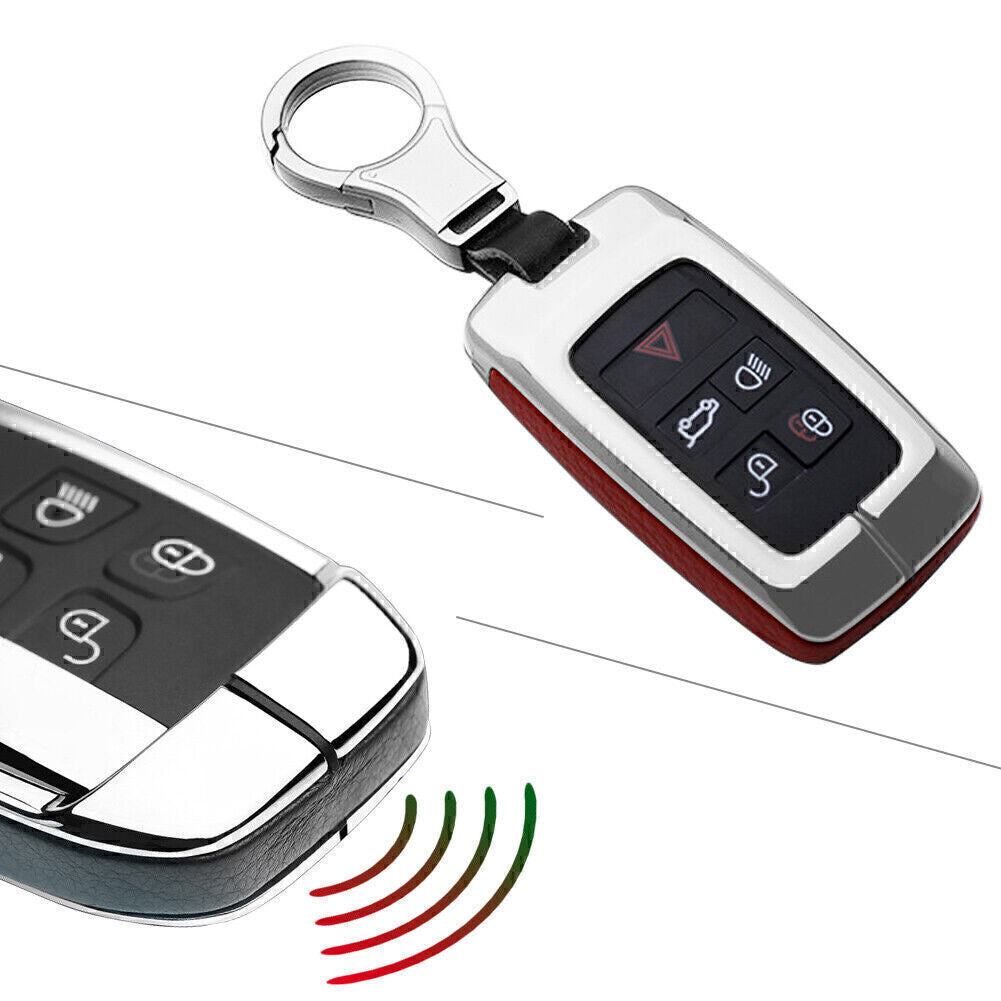 ya 5 8.7 Remote for Smart Key Fob Shell Cover Case for Range for Rover Evoque Velar Red Car