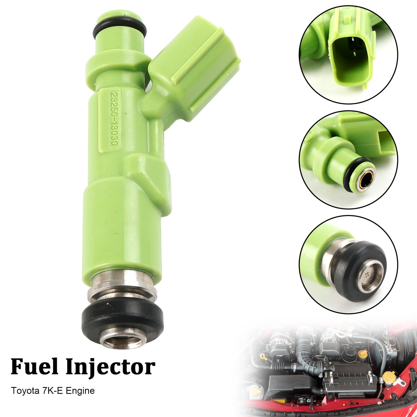 ya 1 8.5.3 1PCS Fuel Injector 23250-13030 for 7K-E Engine 23209-13030