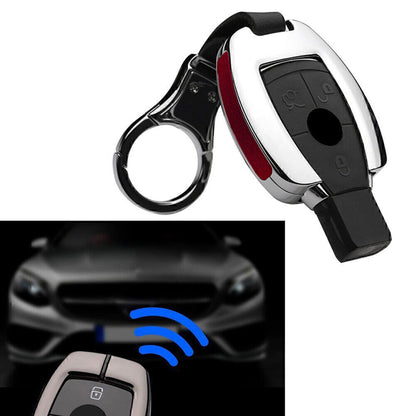 ya 5 8.7 Remote Key Fob Cover Case for Mercedes-benz V A B C E G S Class Silver Red Car