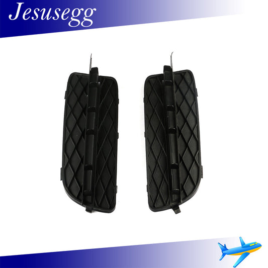 ya 27 6.18.2 1 Pair Front Lower Bumper Grille Cover Left Right for BMW E70 for X5 2007-2010 Black
