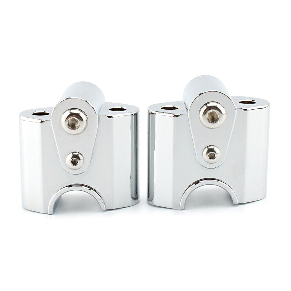 ya 5 8.7 Silver Motor Handlebar Risers Handle Bar Lift Clamp Adapters for for BMW R18