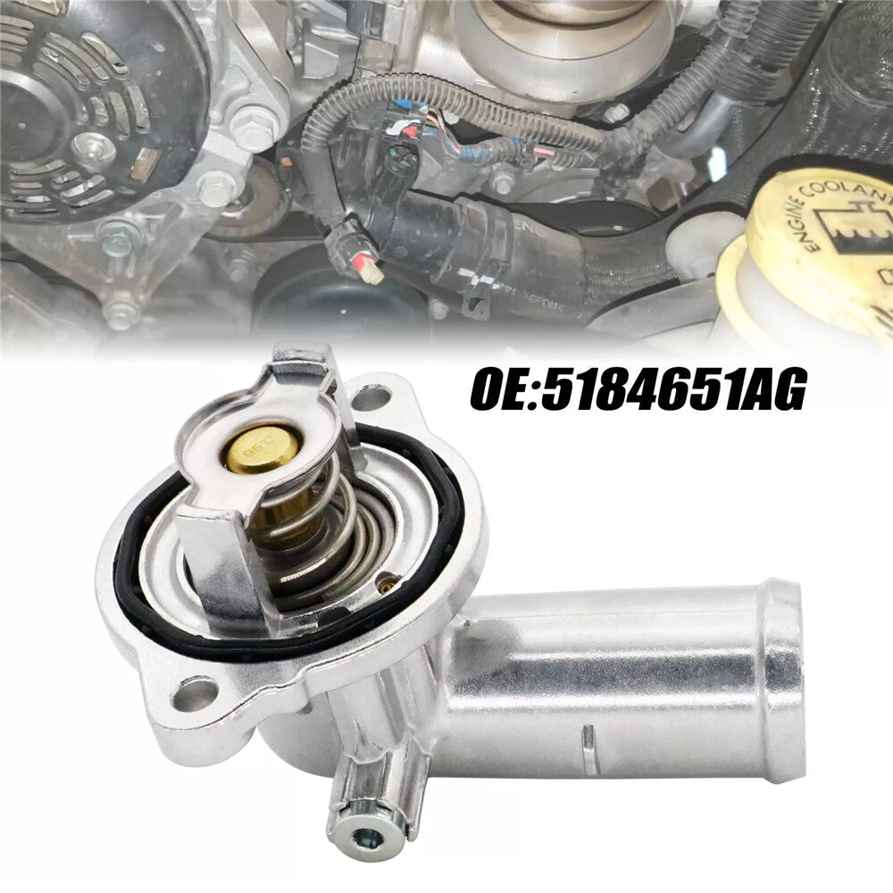 ya 4 6.17 1x Thermostat Housing With Gasket for Jeep for Grand Cherokee for Wrangler for Dodge Durango