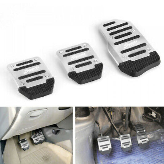 ya 9 6.5.2 3PCS Car Pedal Cover Manual Transmission Brake Clutch Accelerator Non Slip