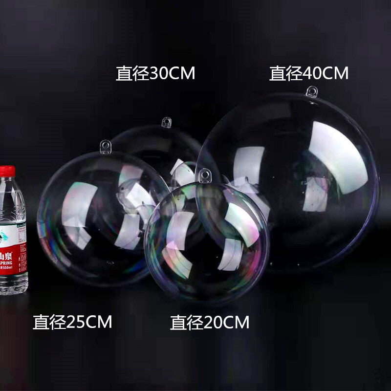 2-100CM Acrylic ball Transparent ball Plastic ball Decorative hanging ball