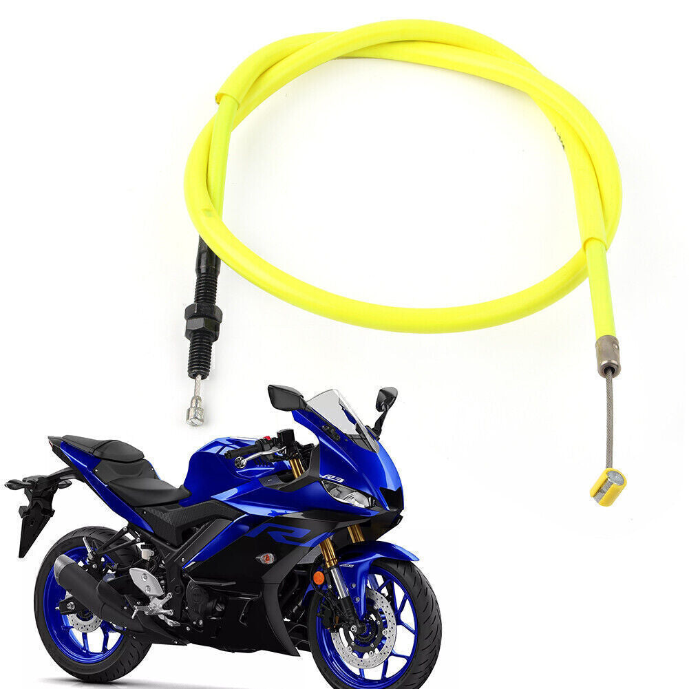 ya 1 7.7 Motorcyc Brake Clutch Cable Wire Replacement Fit for Yamaha R3 2015-2020 Yellow