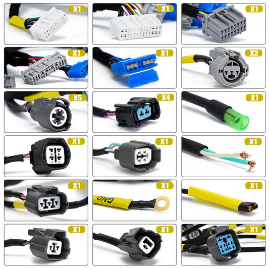 ya 1 8.5.2 engine wiring harness for Honda for Civic Integra B16 B18 D16 OBD2 Budget D & B 
