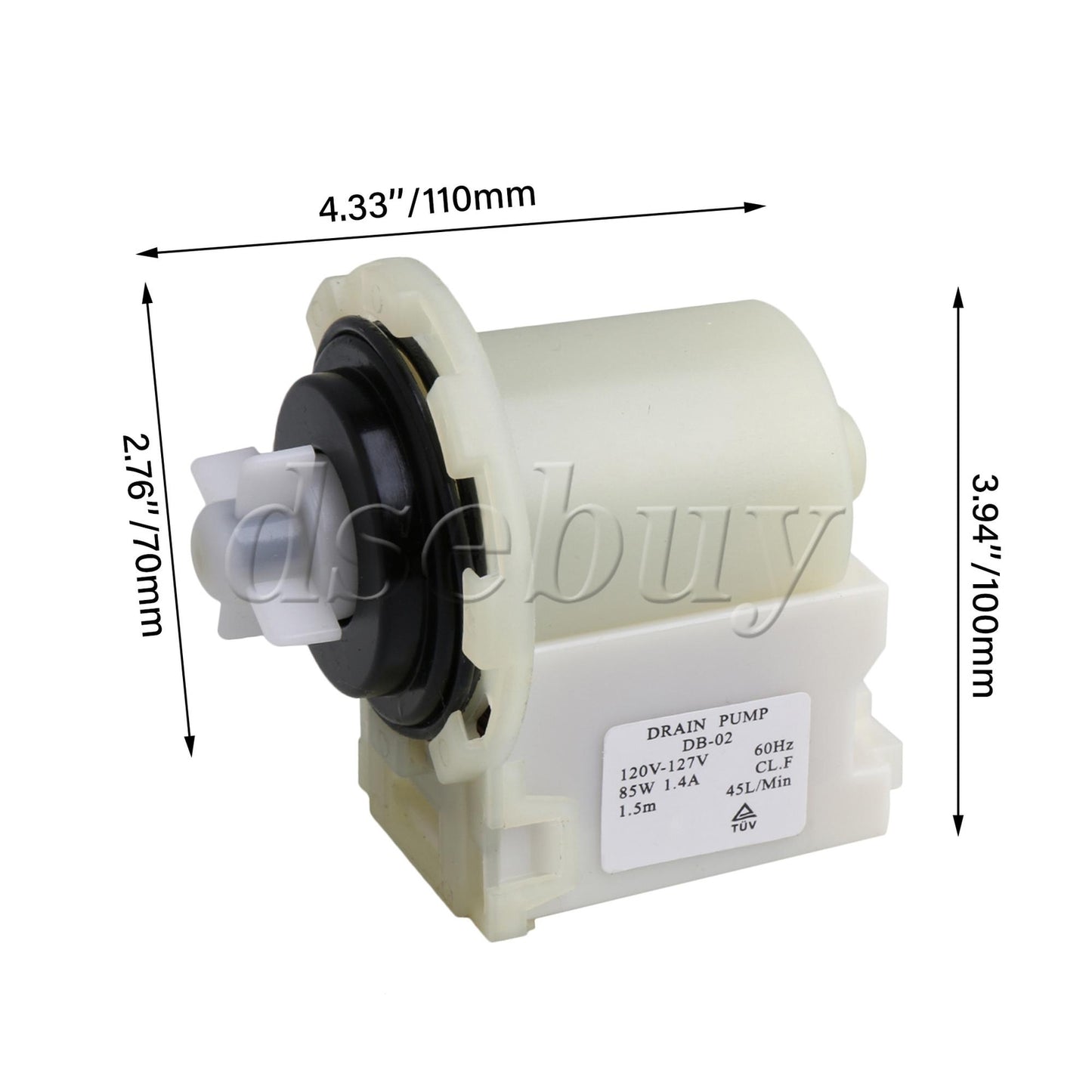ya 26 Washing Machine Drain Pump 8540024 W10117829 Replacement for 