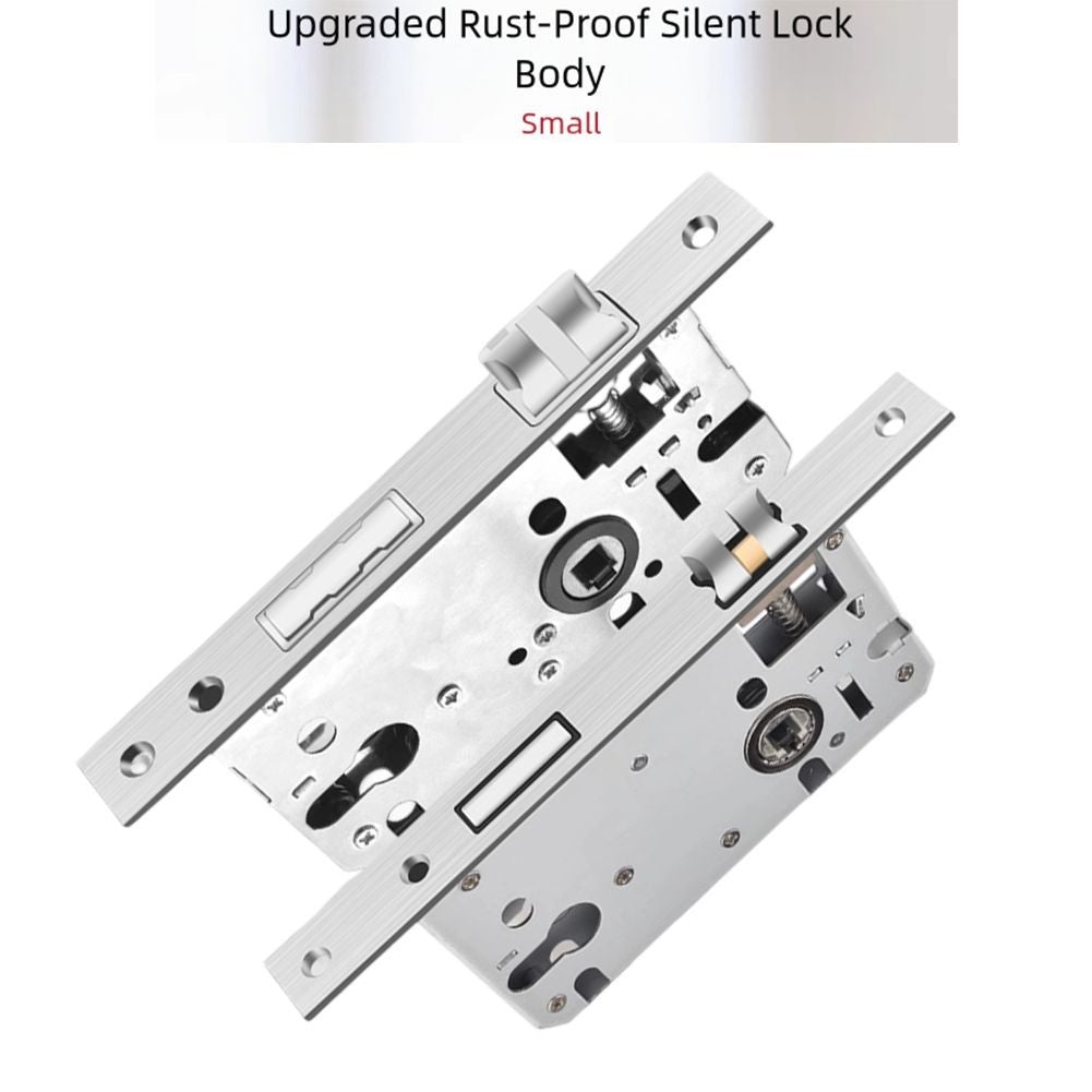 ya 14 Silver Light Spring Door Lock Body for Bedroom Door Security and Safety