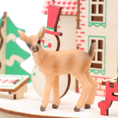 ya 25 2 Pcs Deer Decorations Indoor Animal Figurines Or ment