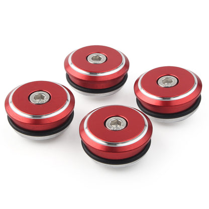 ya 5 8.7 Fit for Ducati 1199 Panigale 12-15 1299 Panigale 15-17 4x F for Ram e Plugs Cover Cap Red