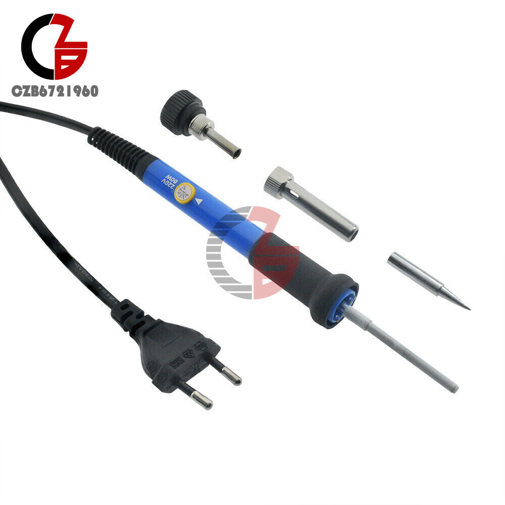 ya 25 EU Plug 220V 60W Adjustable Temperature Welding Heat Pencil Soldering Iron Tool