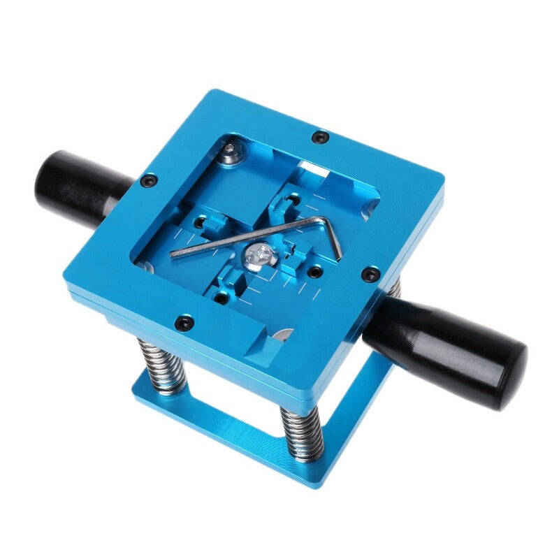 ya 26 Blue BGA Reballing Station With Handle For 90mm x 90mm Template Holder Jig