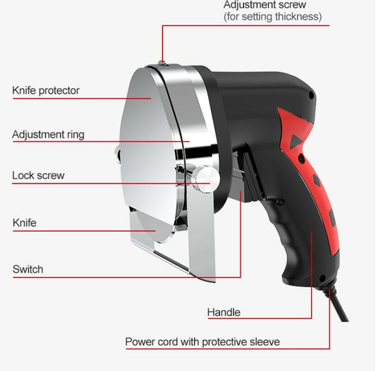 New Electric Kebab Slicer Hand-Held Meat Cutter Kitchen 110V-220V
