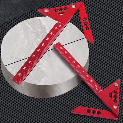 ya 14 Center Line Scriber Aluminum Alloy Center Finder 45¡«Angle Scribing Gauge