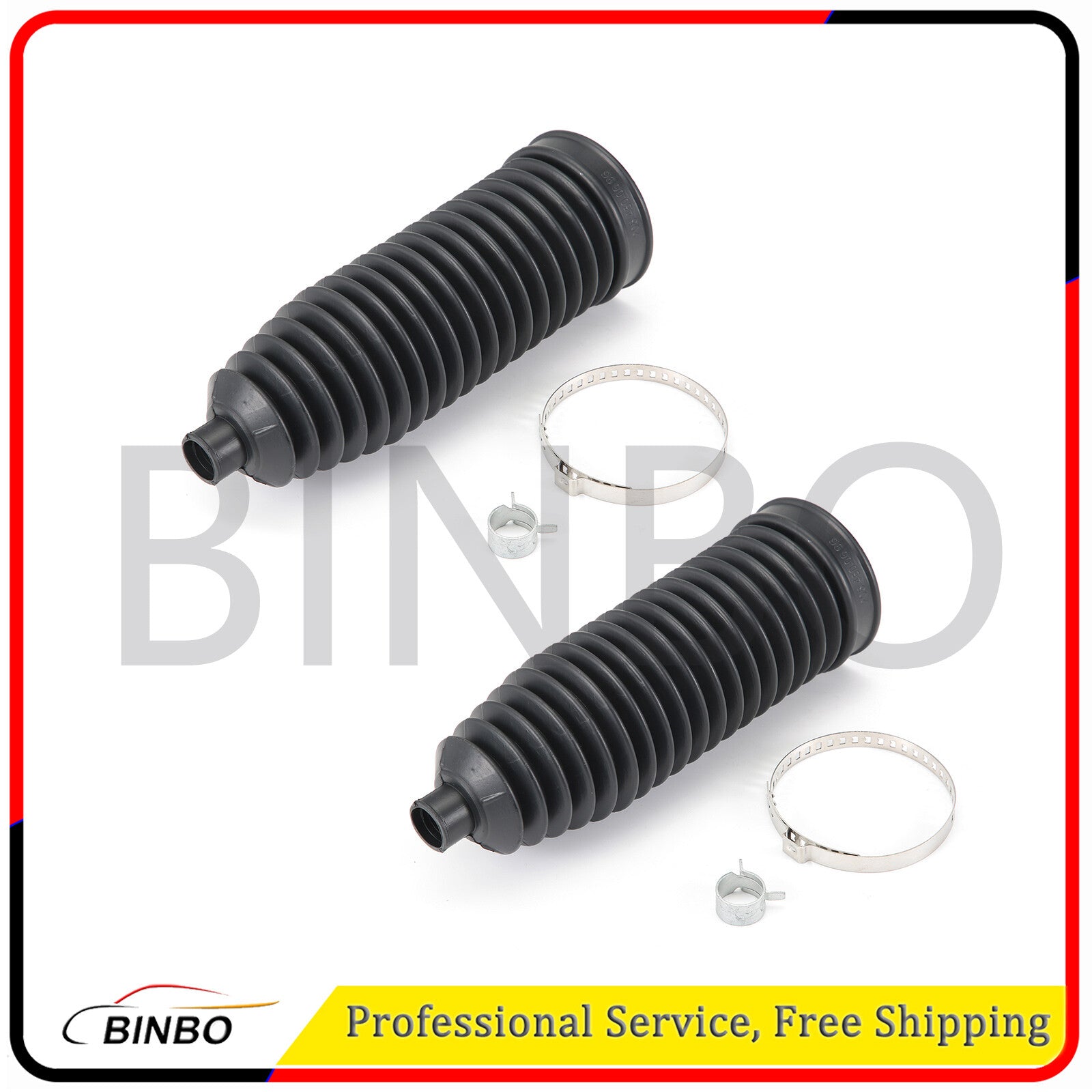 ya 6 6.13 2 Set Steering Bellow Front for Mercedes C200 C300 C350e E200 E350e A2054600696