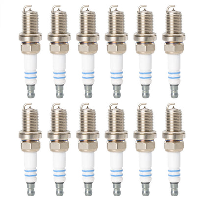 ya 5 8.7 12PCS Spark Plugs F8DPP33 for Mercedes-benz W163 W208 W210 W220 A004159190326