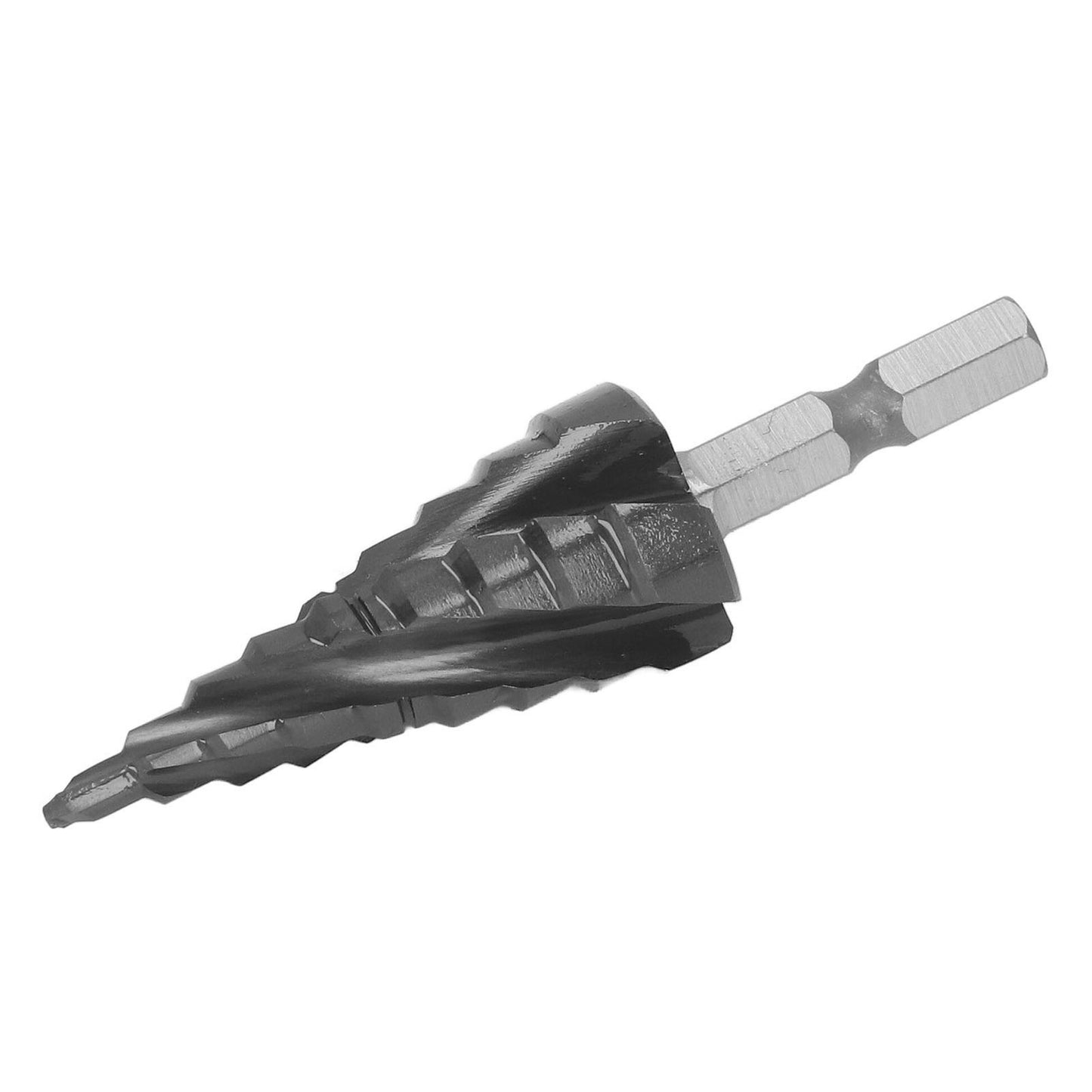 ya 25 Cobalt Step Drill Bit 89HRC Hardness Spiral Flutes 1/4in Hex Shank 4-20mm