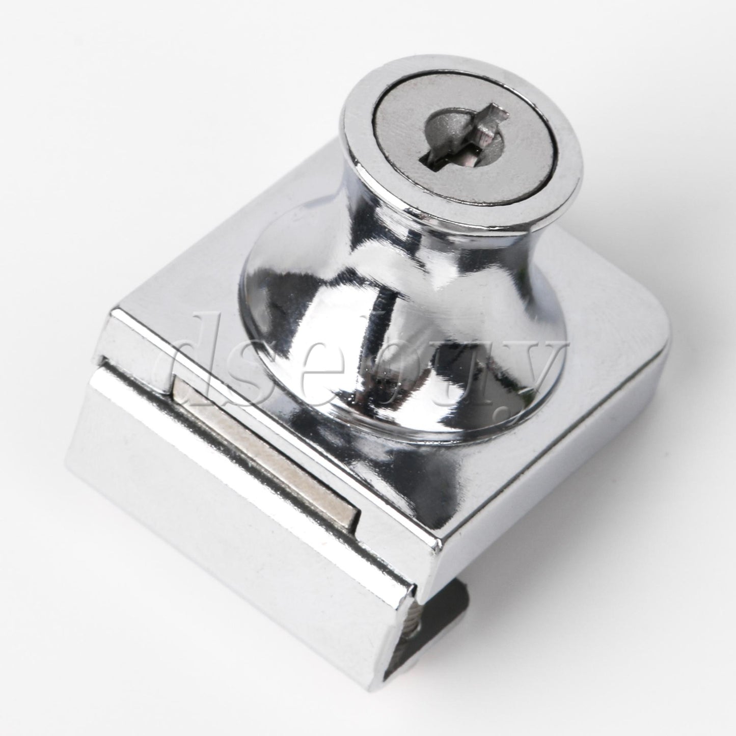 ya 14 Glass Cabinet Lock Single Side Stainless Steel 35x30mm for Display Table Door