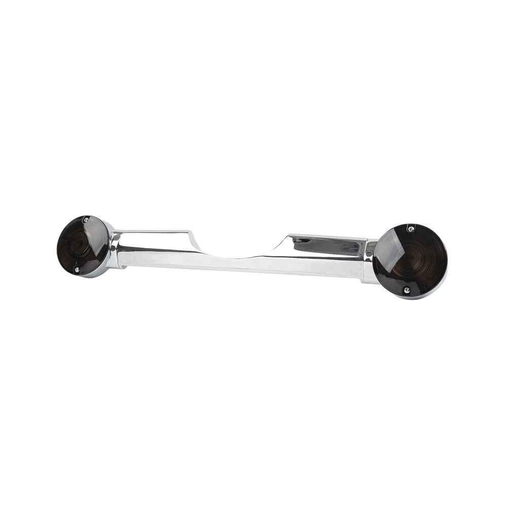 ya 5 6.16.2 Chrome Rear Turn Signal Bar Housing Lens for Harley Road King FLHR Classic FLHRC