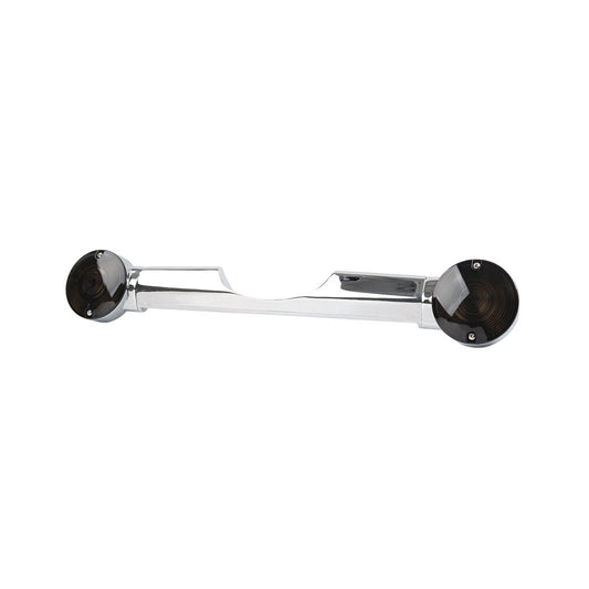 ya 5 6.16.2 Chrome Rear Turn Signal Bar Housing Lens for Harley Road King FLHR Classic FLHRC