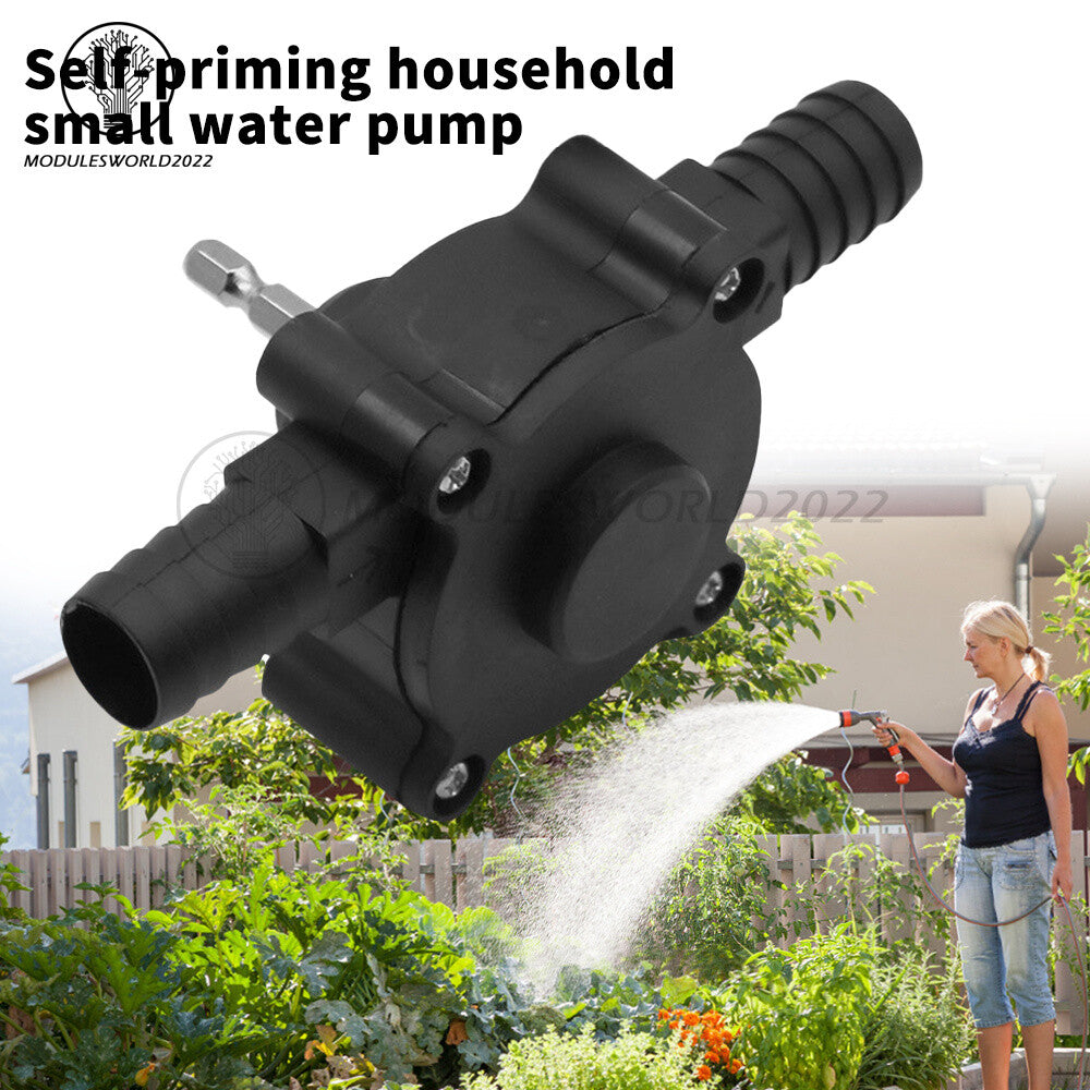 ya 25 Portable Electric Drill Pump Sinks Pool Self Priming Transfer Oil Fluid Pump