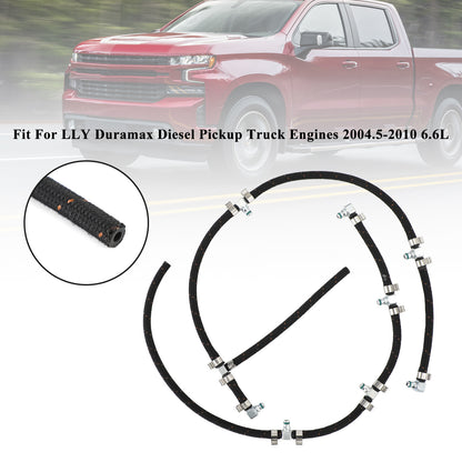 ya 1 8.12 baidi Fuel Injector Return Line Kit for Duramax 2004-2010 6.6L Diesel Truck Engines