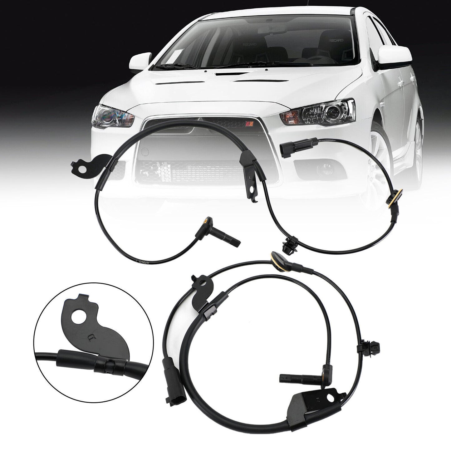 ya 1 8.5.2 New Front L&R ABS Wheel Speed Sensor 4670A575 4670A576 For Lancer D