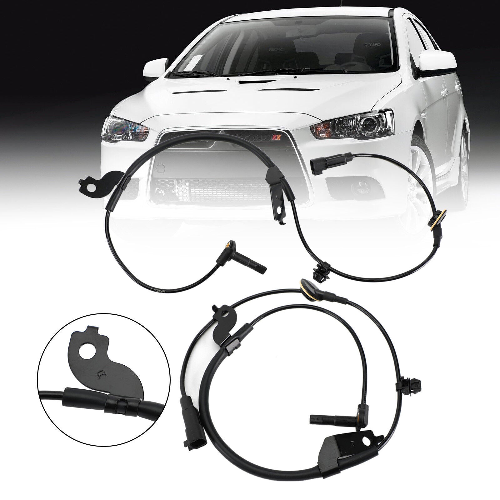 ya 1 8.5.2 New Front L&R ABS Wheel Speed Sensor 4670A575 4670A576 For Lancer D